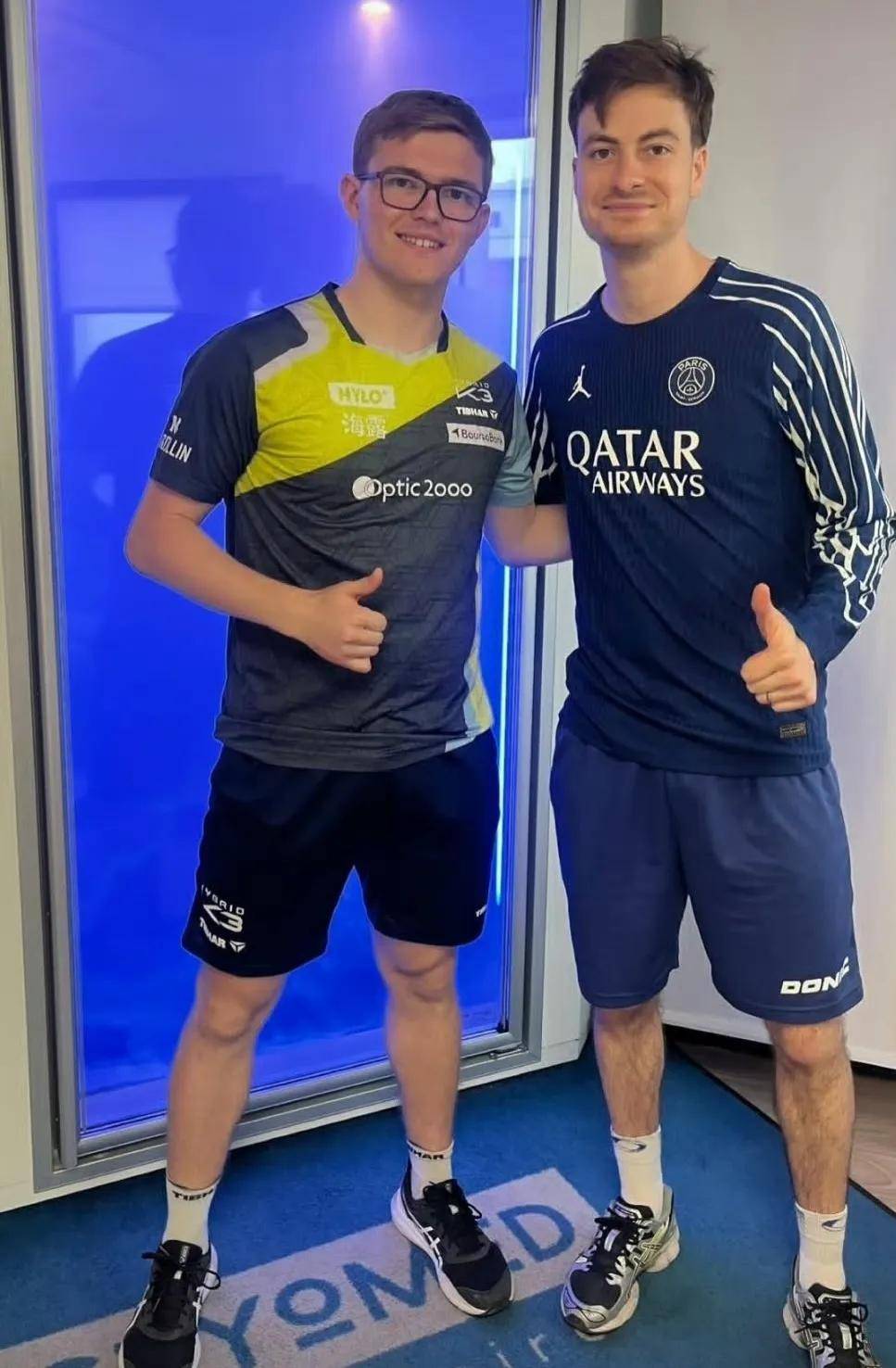 英国乒乓球队横扫比利时乒乓球队，奥恰洛夫送出助攻的简单介绍