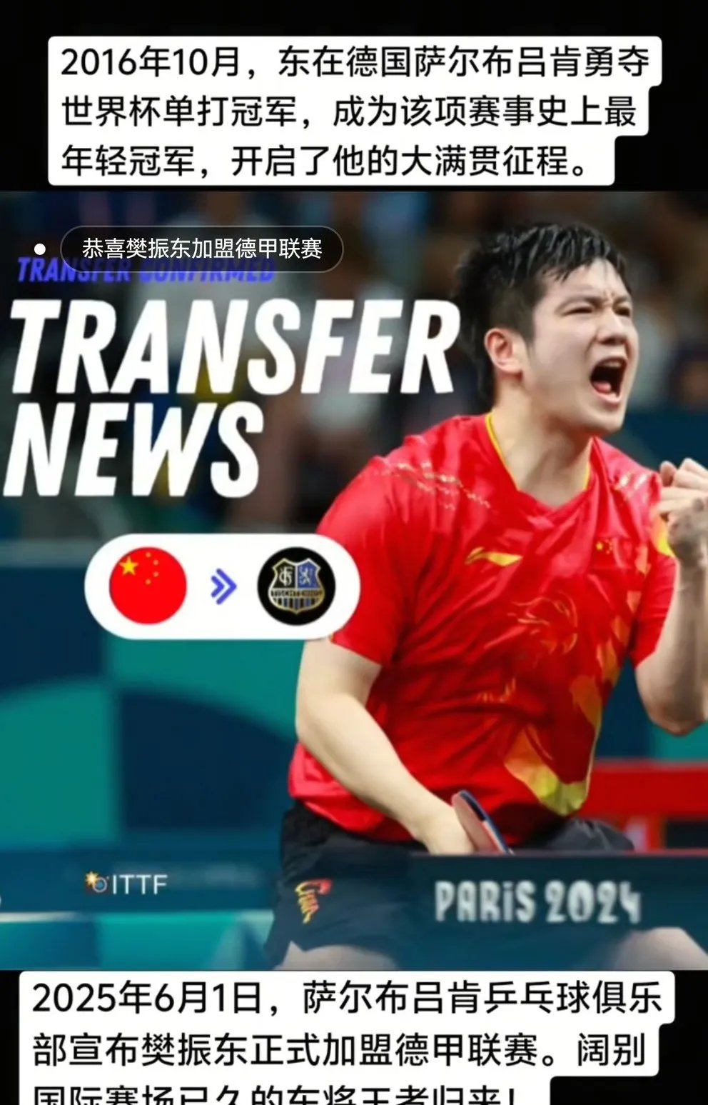 日本乒乓球队强势奥地利乒乓球队,樊振东送出助攻的简单介绍 日本乒乓球队强势奥地利乒乓球队,樊振东送出助攻的简单介绍